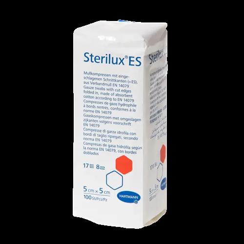Марлеві серветки Sterilux® ES, 5см х 5см, нестерильні, 100шт. в упаковці